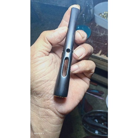 Pipa rokok (SIBOLONG), dari kayu Galih Kelor,  unik, antik, lobang multifungsi