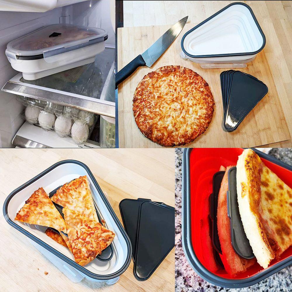 Solighter Pizza Storage Hemat Ruang Alat Dapur Box Foldable Pizza Pack