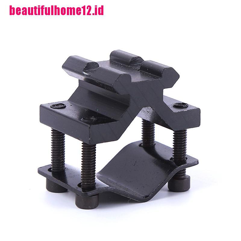 Adapter Mount Rail 20mm Universal Adjustable Untuk Senter Laser Scope