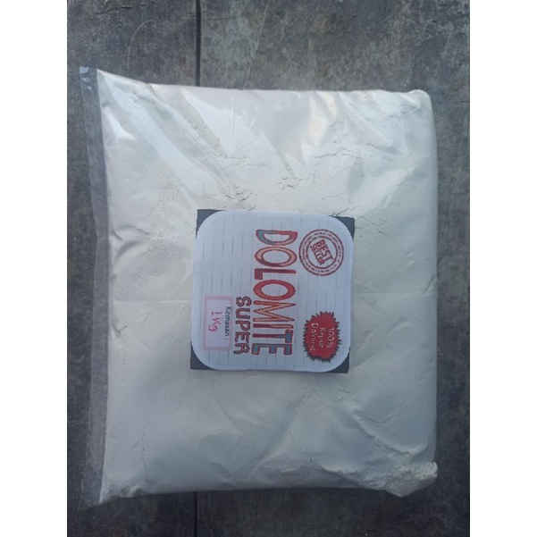 PUPUK DOLOMITE KEMASAN REPACK  1 KG KAPUR PERTANIan