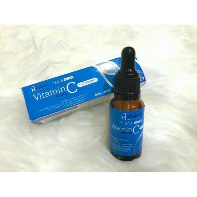 (BIRU) SERUM VIT C COLLAGEN HANASUI BPOM JAYA MANDIRI