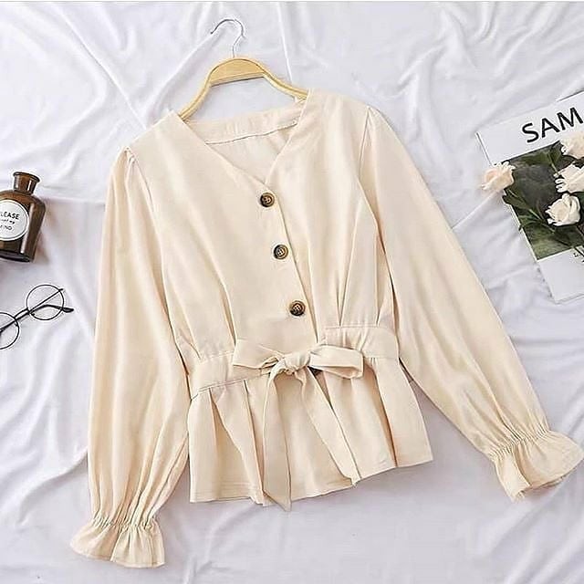 SELINA TOP - FLOTTILICIOUS / BLOUSE MUSLIM / BLOUSE MURAH / ATASAN MURAH / GROSIR BAJU ONLINE