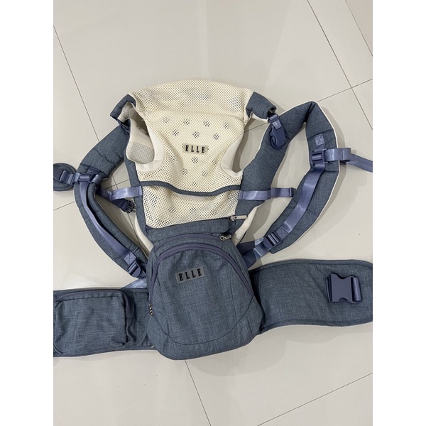 Preloved gendongan bayi ELLE ultimate 9 in 1 hipseat baby carrier