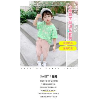 Setelan Kaos  T Shirt Simple Casual Bayi  Anak Perempuan 