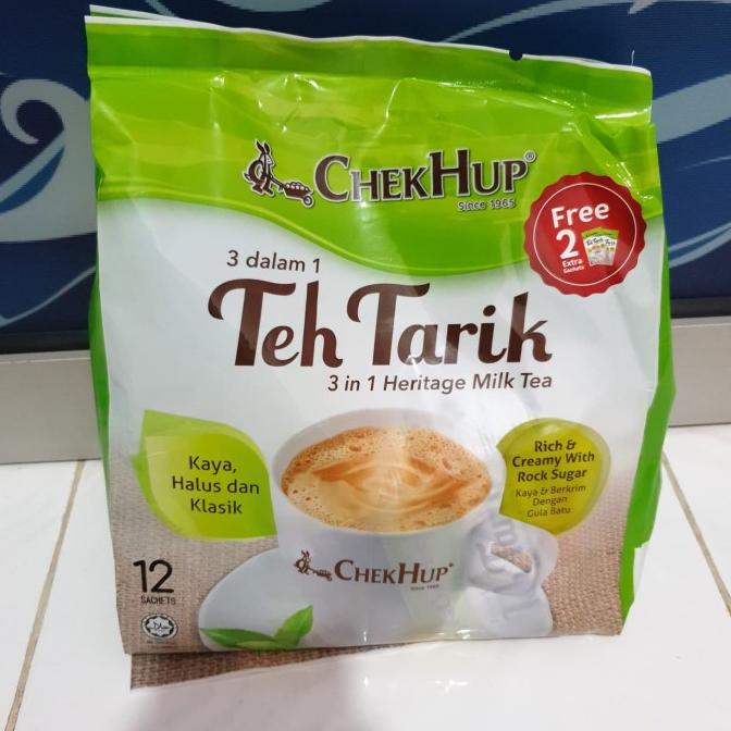 

[ COD ] Teh Tarik Chek Hup 3 in 1 Malaysian Tea Rich & Creamy 15Sachet BERMUTU Kode 230