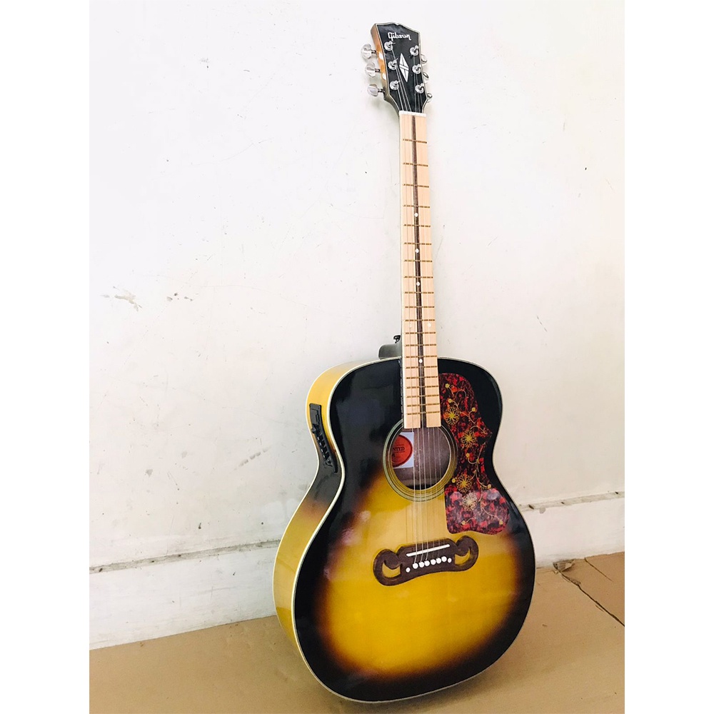 Gitar Akustik Elektrik Gibson J200 Free Packing Kayu Bergaransi 100%