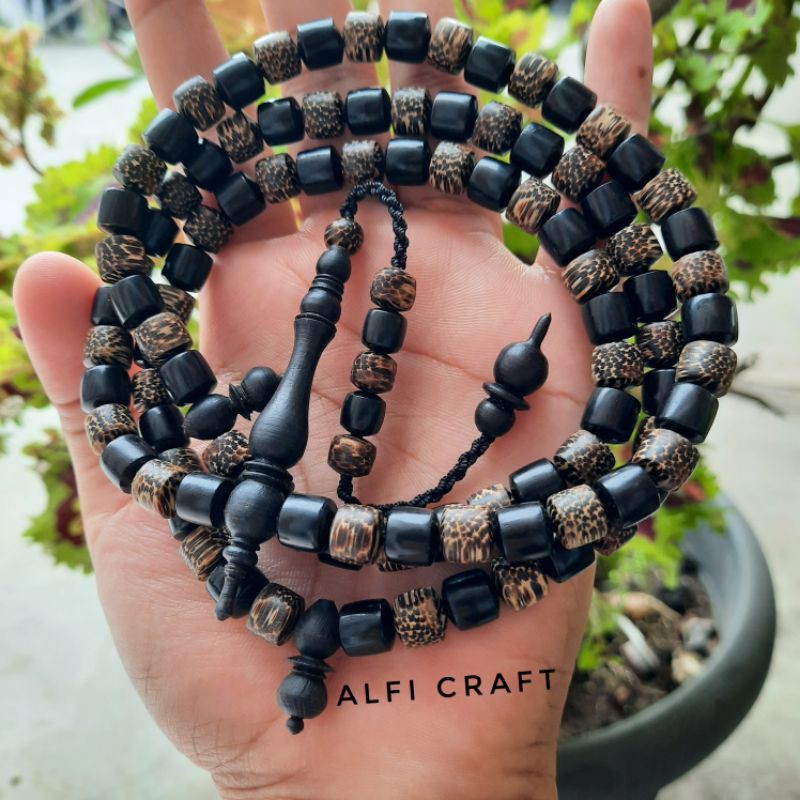 Tasbih Kayu Galih Kelor Hitam Dan Tasbih Kayu Liwung Tasbih Kayu Bertuah Galih Kelor Liwung