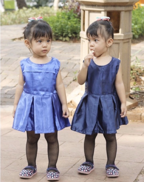 dress anak perempuan velvet 1-2 tahun nablfashion