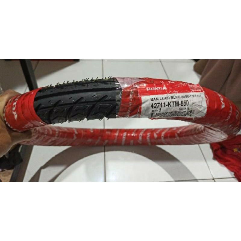 Ban Tubetype(bukan tubles) motor ring 17 Honda ukuran 80 90 federal 42711KTM850