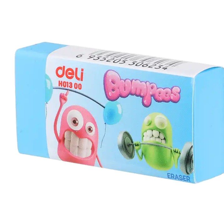 Penghapus Pensil / Eraser Bumpees EH-01300 Besar Deli (Per Pcs)