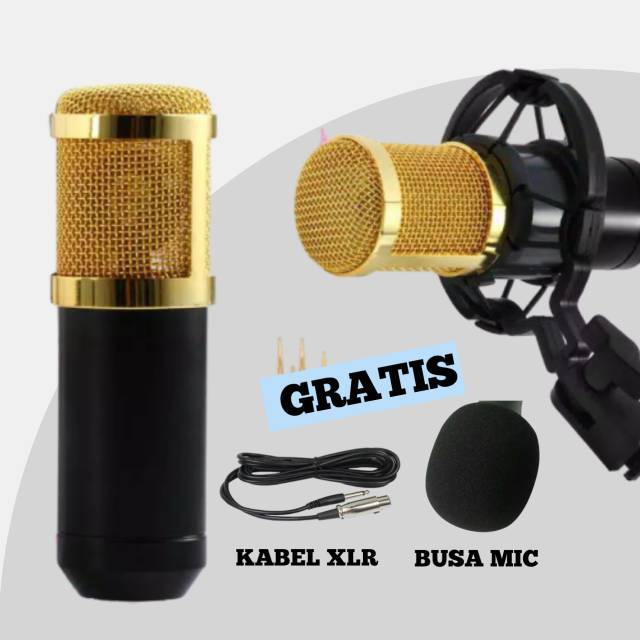 MICROPHONE CONDENSOR BM800 MIC CONDENSER BM 800 MIC KARAOKE