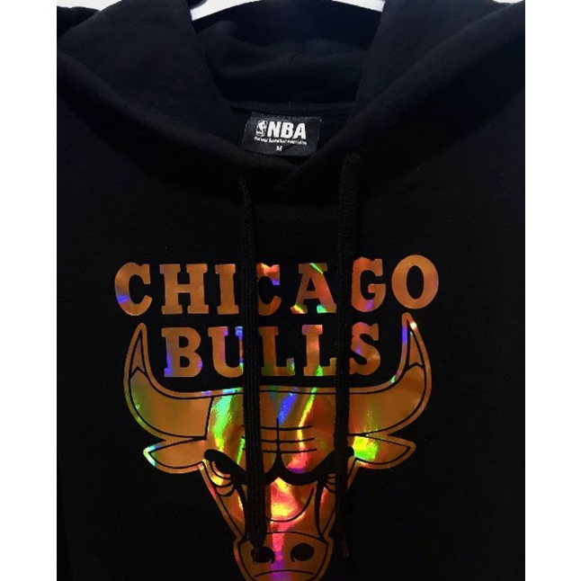 Hoodie Chicago Bulls Gold Rainbow