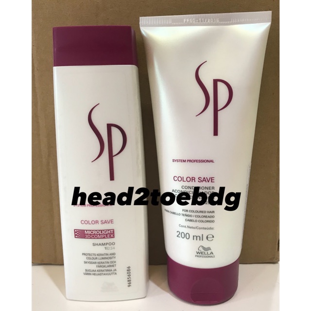 shampoo dan condisioner warna wella sp