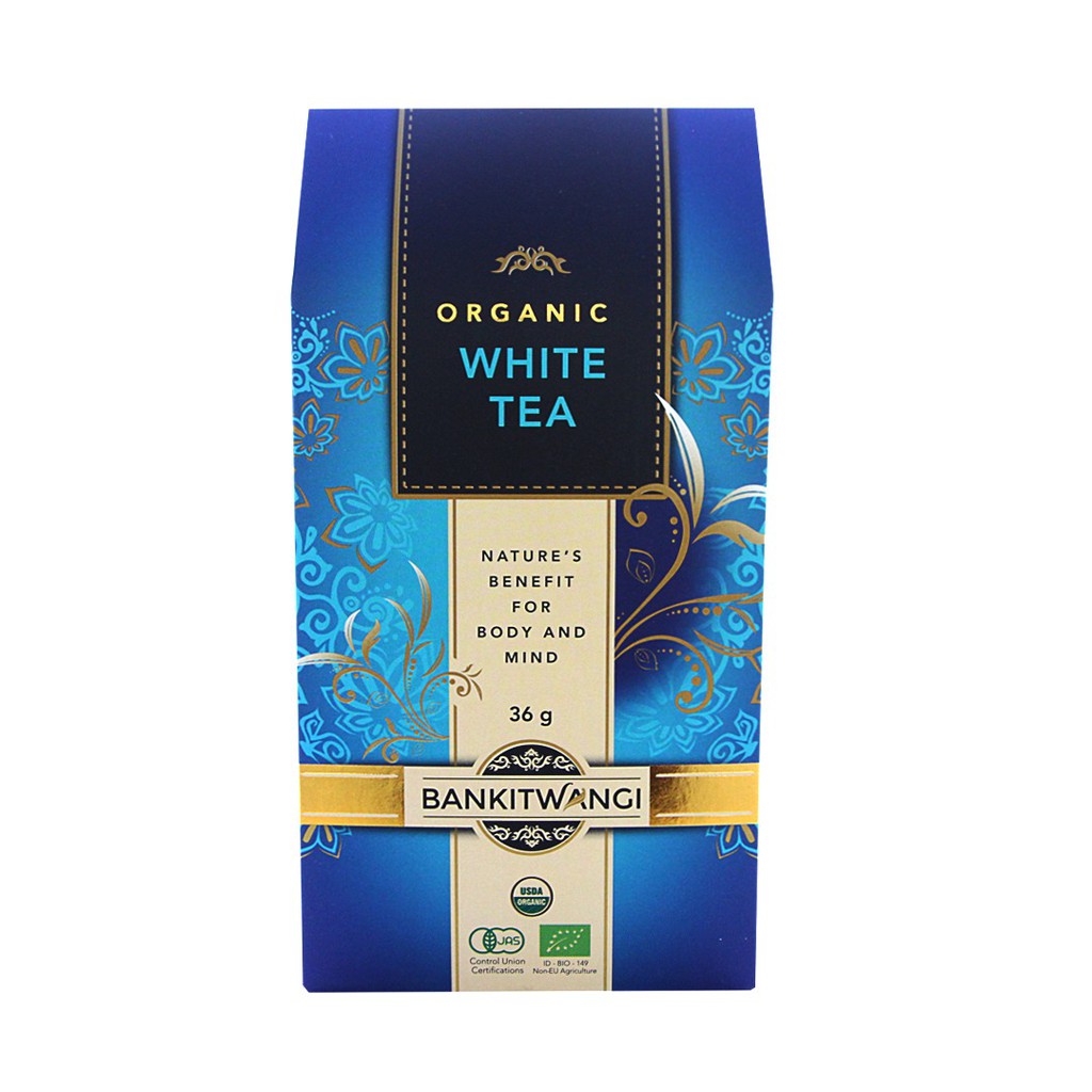 Bankitwangi, Organic Premium White Tea (Teh Putih Organik)36gr