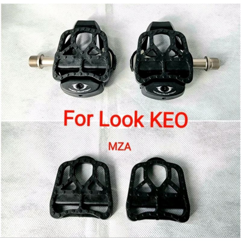 Cover Pedal Cleat Look Keo Plat Clipless Tutup Alas Pedal Look Keo Adapter Pedal Anti Slip Cover Pedal Cleat Sepeda Roadbike