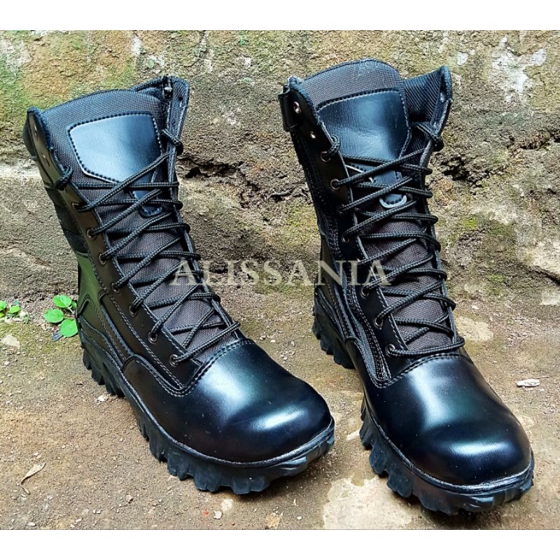 SEPATU SAFETY PDL TACTICAL UJUNG BESI TNI POLRI SECURITY