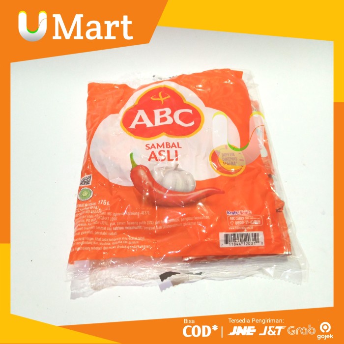 

U Mart - Saos Sambal ABC Stick 1 Pack Saus Sachet Stik