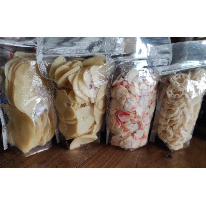 

Krupuk Udang Besar/Udang Kecil/Bawang Pesta/Bawang Mawar