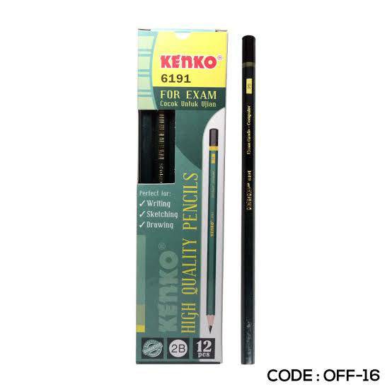 

1 Pcs Pensil Kenko 2b for Computer tipe 6191 ( satuan / 1 pensil )