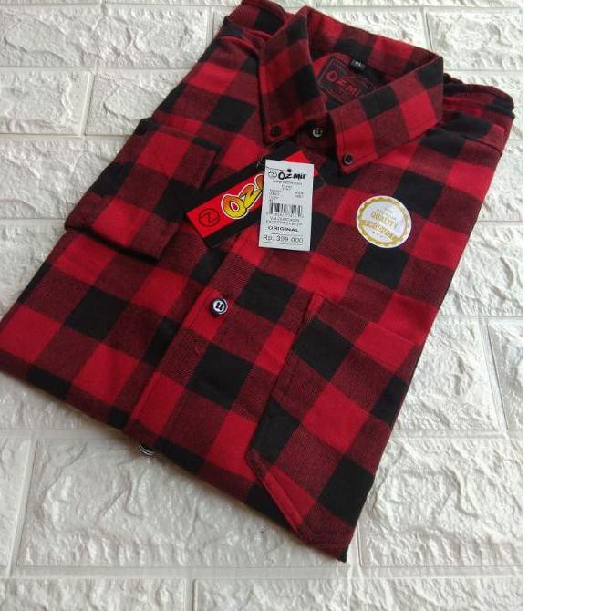 ♛ kemeja fanel premium fanel pria fanel distro size L XL ➾