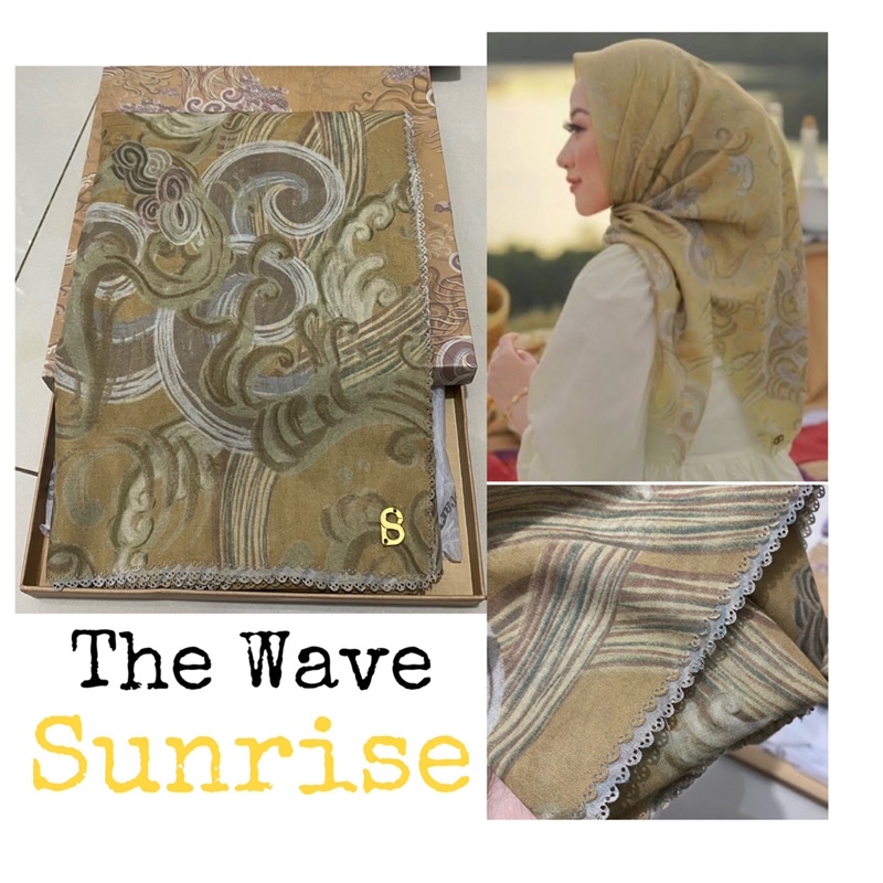 Preloved Buttonscarves The Wave - Sunrise