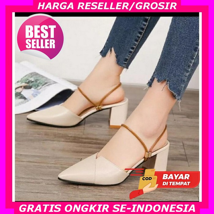 Sepatu Formal Lawrensia|| Sale Heels Hells Hills Sandal Hak Tinggi Pesta Murah Import Hak Tahu Wanit
