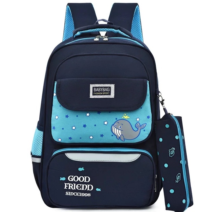 Tas Ransel Sekolah Anak Perempuan Terbaru 2021_Tas Backpack Sekolah Anak Perempuan PAUD TK SD SMP Termurah_Tas Gendong Perempuan Motif Carakter Paus Terbaru_Tas Ransel Backpack Korea Style BISA BAYAR DI TEMPAT [COD]