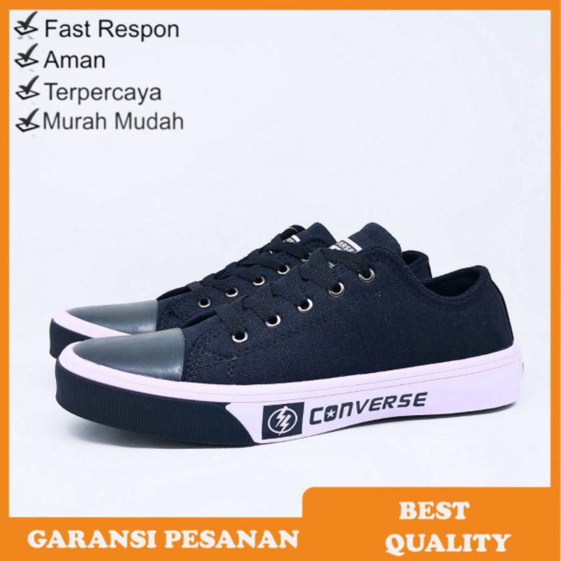 Sepatu Casual Converse Allstar Chuck Taylor Classic Premium Low End Pendek Sneakers Cowok Cewek