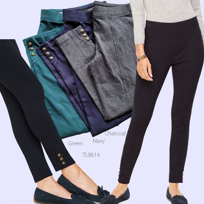 lovemecorner TALBOT BUTTON SNAP JEGGING CELANA PANJANG WANITA BAHAN STRETCH BANYAK WARNA RECOMMEDED