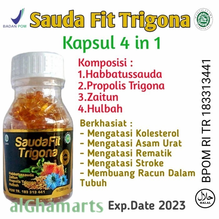 

Herbal Kapsul Kolesterol Habbatussauda Propolis Trigona Zaitun 4 in 1