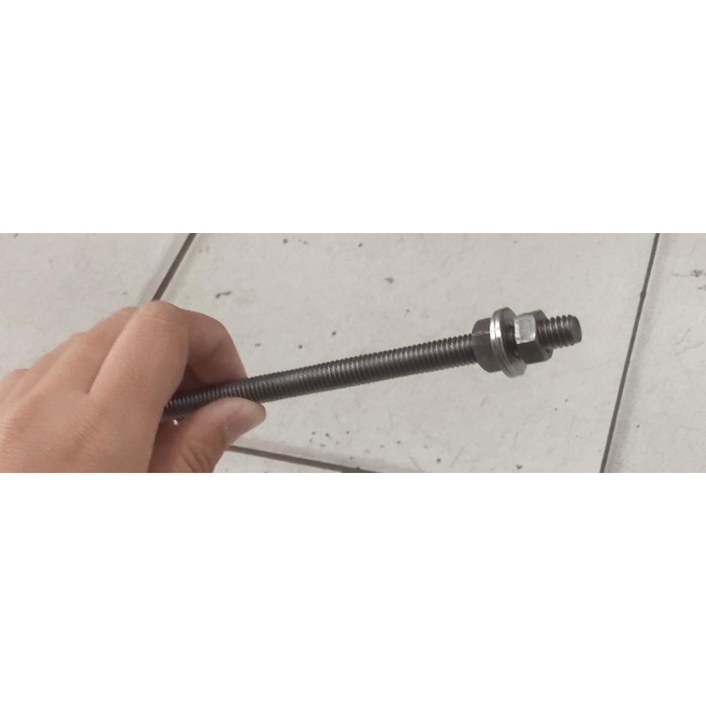 BESI TIEROD AS DRAT / BESI AS TEROT PINTU ALUMINIUM 1 METERAN