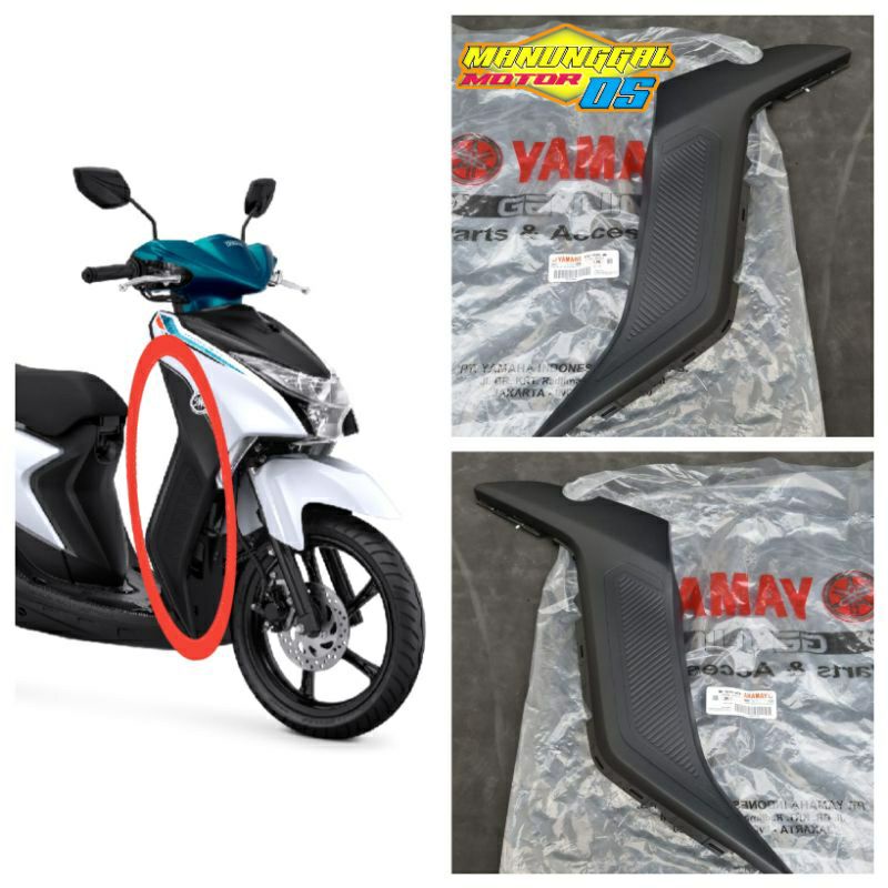 MOLE COVER SAYAP BAWAH YAMAHA GEAR 125 ORIGINAL SEPASANG