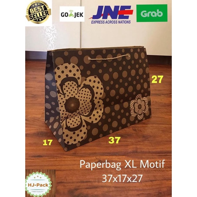 

(TERLARIS) Dijual Paperbag Motif Xl 37X17X27 Tas Kertas Jumbo Besar Tasbelanja