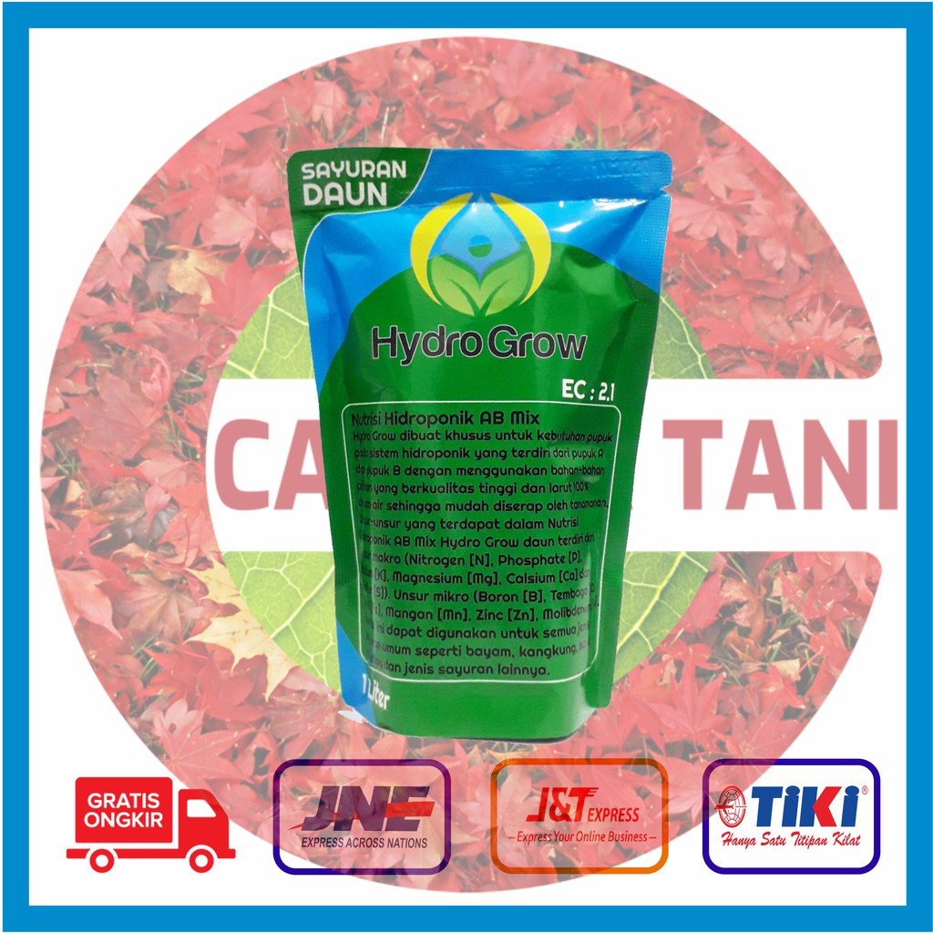 Nutrisi Hidroponik AB Mix HydroGrow Buah dan Sayur