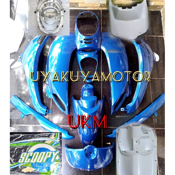 paketan full body halus scoopy fi biru plus replektor 2016
