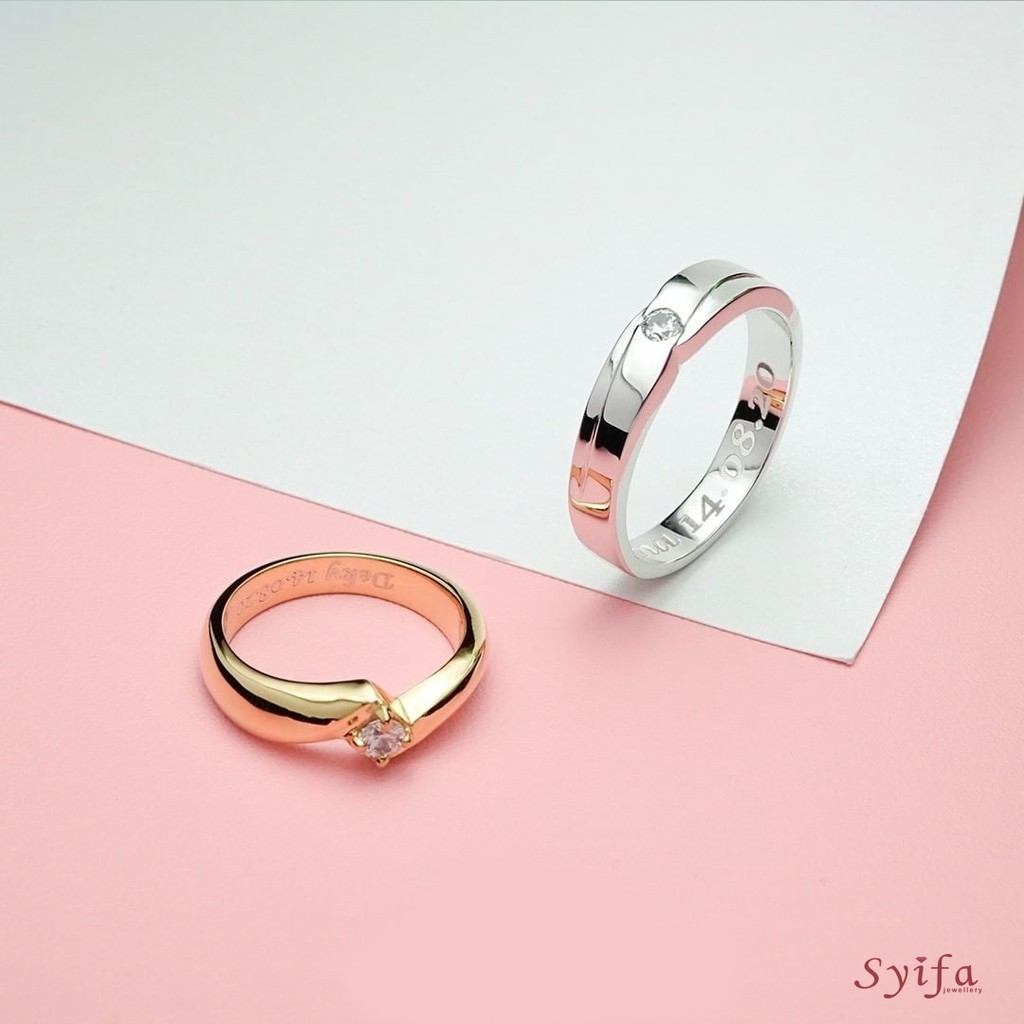 Jual Syifa Jewellery Cincin kawin Emas Kuning Berat -+3gr ...