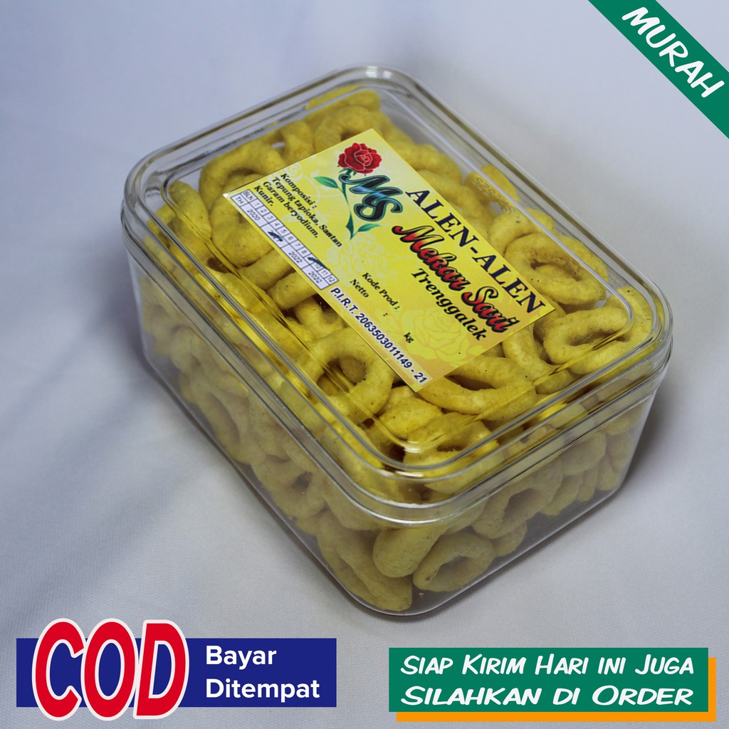 

Camilan Jajanan lebaran camilan keluarga Sajian menyenangkan Jajanan Khas Alen-Alen Ring 200g