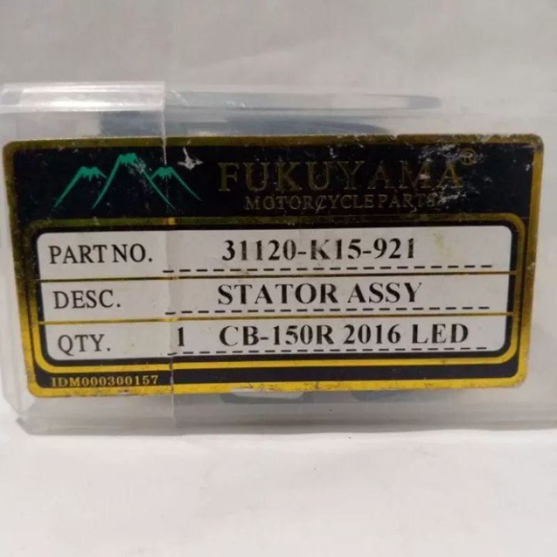 SPUL SPOL ASSY STATOR ASSY CB 150LED K15  MERK FUKUYAMA