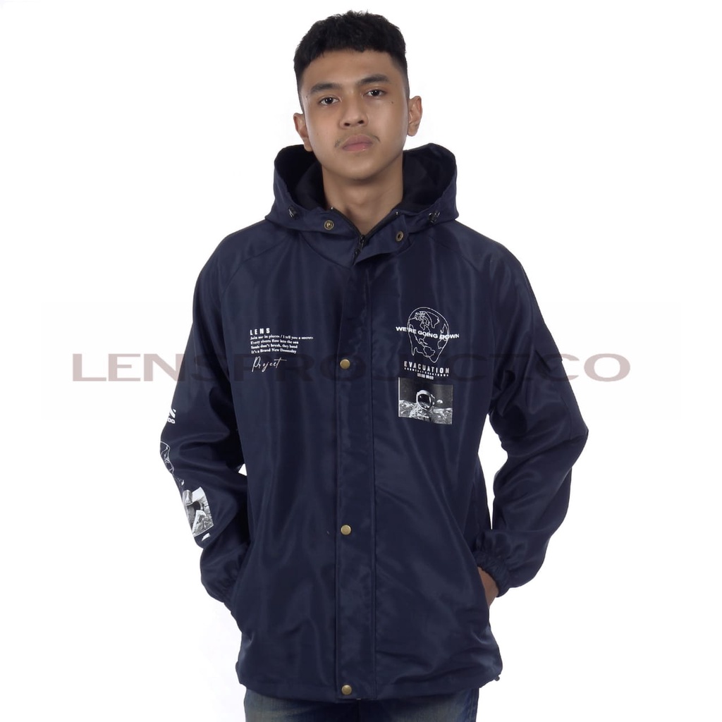Jaket Evacuation Kasual Dobujack bahan Columbia
