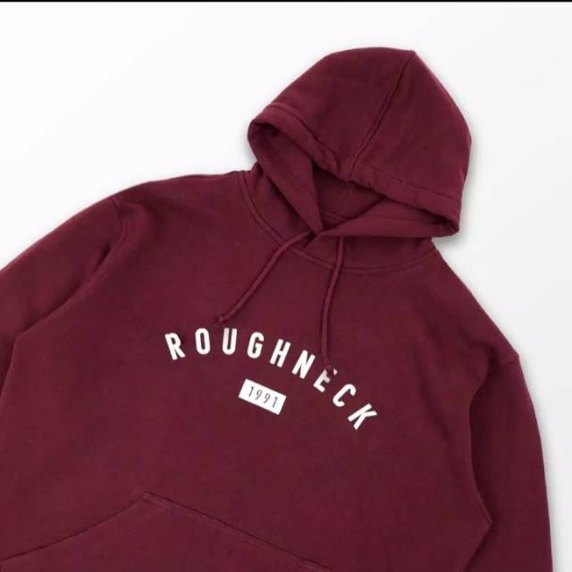 HOODIE ROUGHNECK WARNA MARON