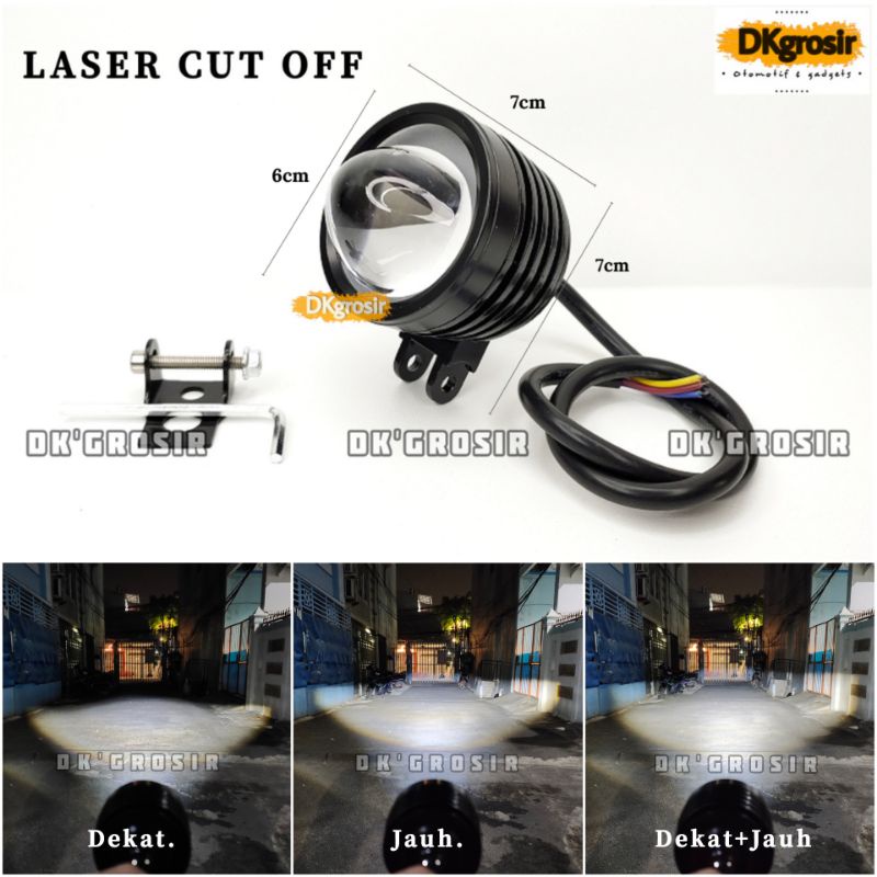 Jual Laser Cut Off Lampu Tembak Sorot Led Lampu Tembak Tipe Laser