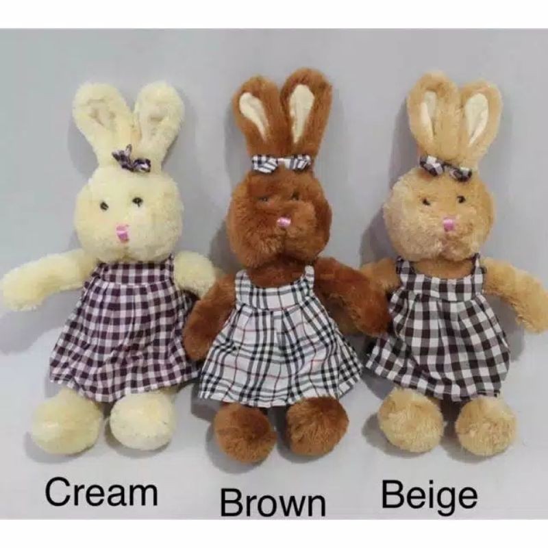 BONEKA KELINCI KLASIK LUCU / BONEKA RABBIT PREMIUM QUALITY / BONEKA KELINCI TERMURAH TERLARIS