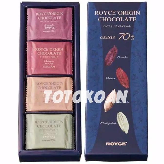 

Royce Origin Chocolate Cacao | Cokelat Hitam 80 Gr