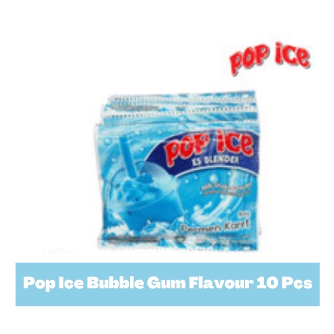 

POP ICE BUBBLE GUM FLAVOUR 10 SACHET