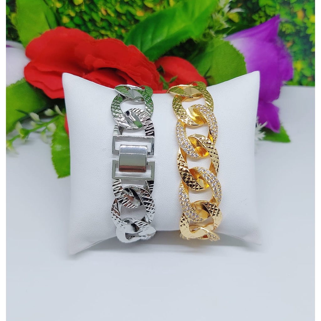 Gelang Xuping permata lapis emas perhiasan fashion 0059-0060B