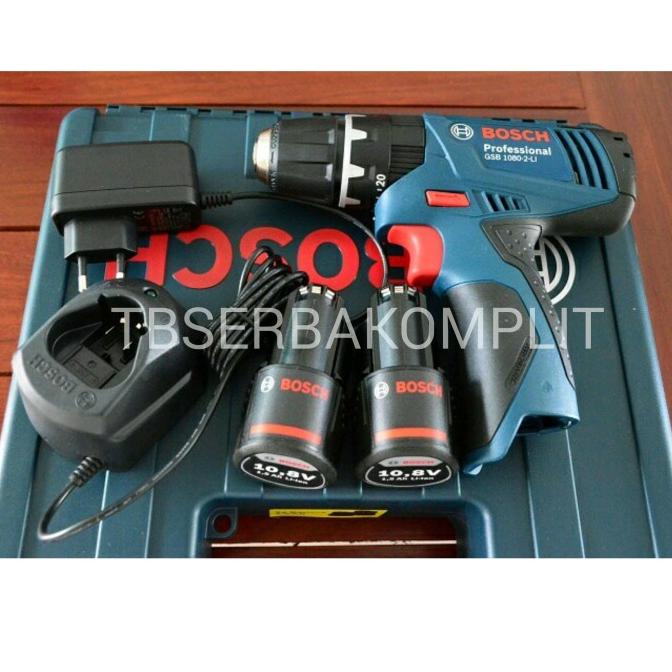 Bosch Gsb 1080-2 Li Cordless Impact Drill Mesin Bor Tanpa Kabel Terlaris