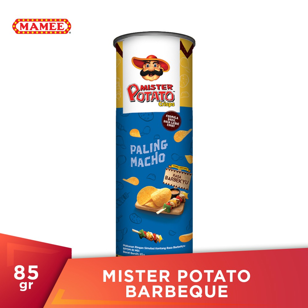 

Mister Potato Crisps Barbeque 80gr