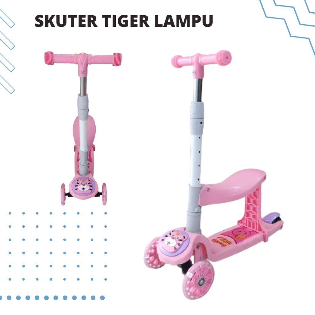 Skuter Anak 3 Roda Otoped/ Scooter/Mainan Anak  cowok perempuan