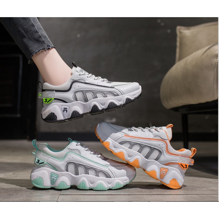 Sneakers Import sepatu sneaker wanita COLOURFULL trend 2021 PREMIUM IMPORT F216