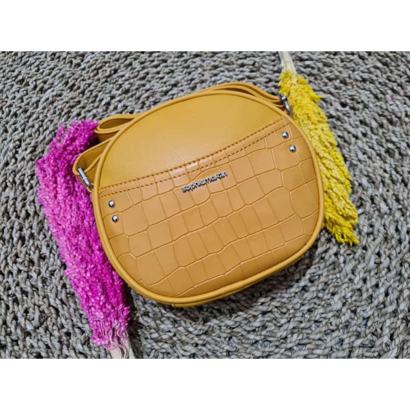 Tas wanita bulat cantik dan kekinian